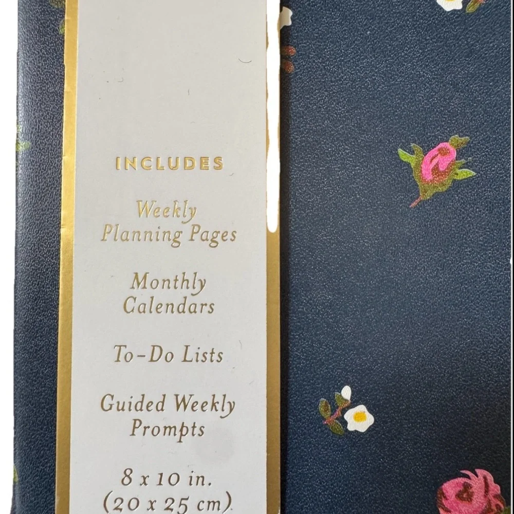 Laura Ashley 2025-2026 Agenda Planner, 18 Month, Monthly & Weekly Pages 8 x 10